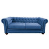 Sof&aacute; Latam Home Florencia 3 Cuerpos Azul Petr&oacute;leo