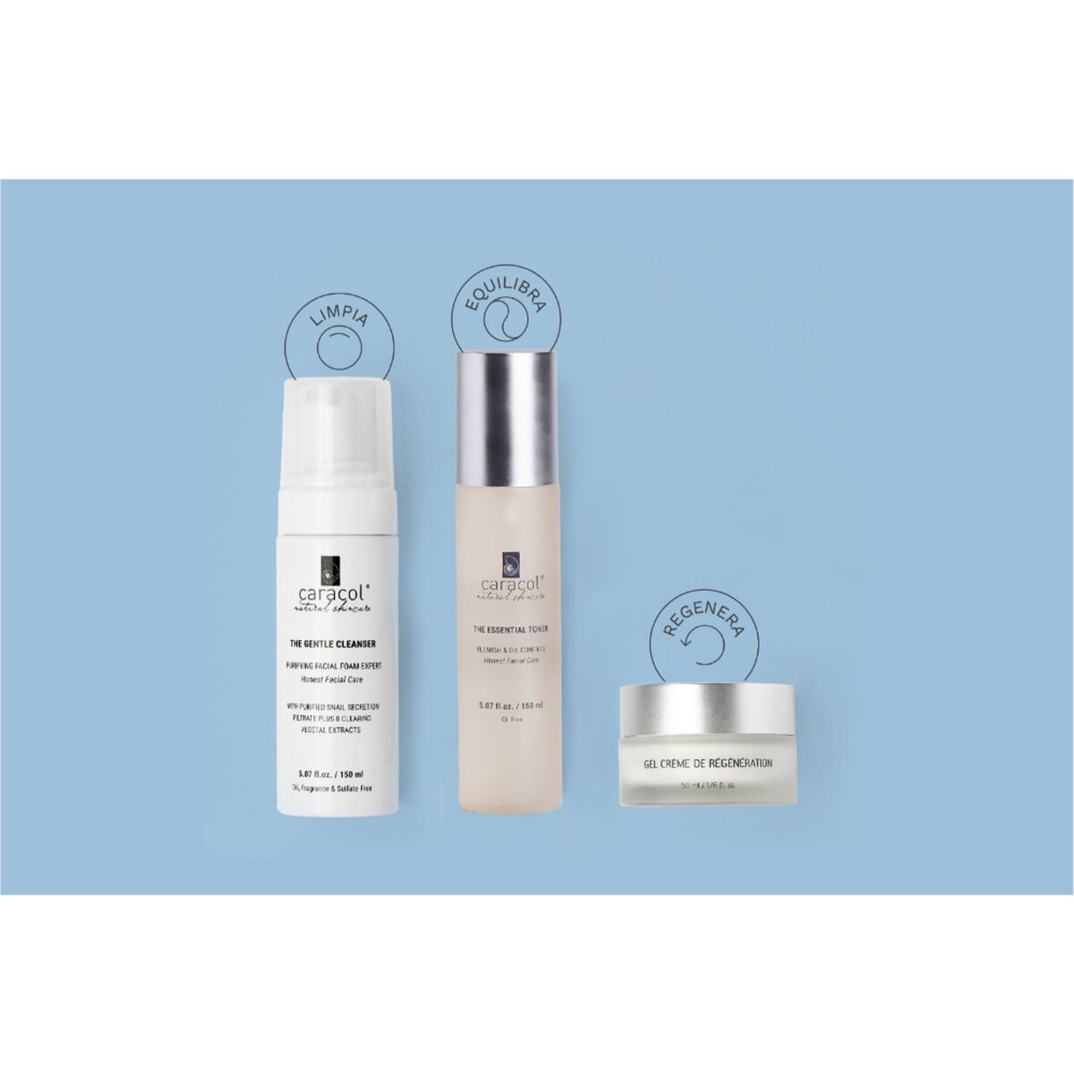 Pack Control Total Del Ácne Caracol Natural Skin