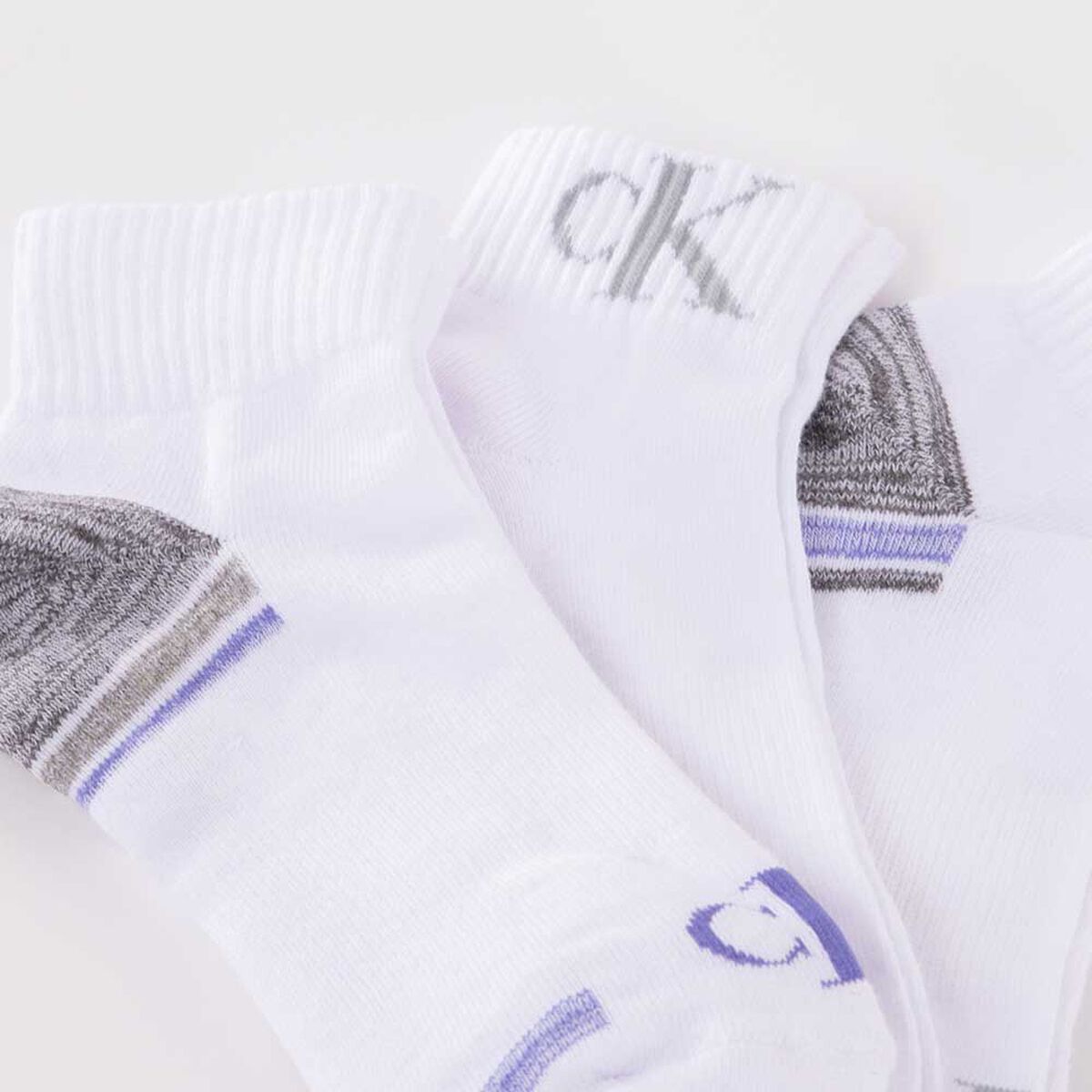 Pack 3 Calcetas de Algodón Blanco Mujer Calvin Klein