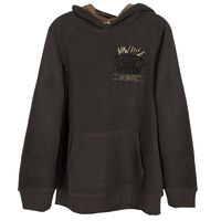 Polerón Polar con Gorro Niño Cutback Grafito, Petroleo, Rojo