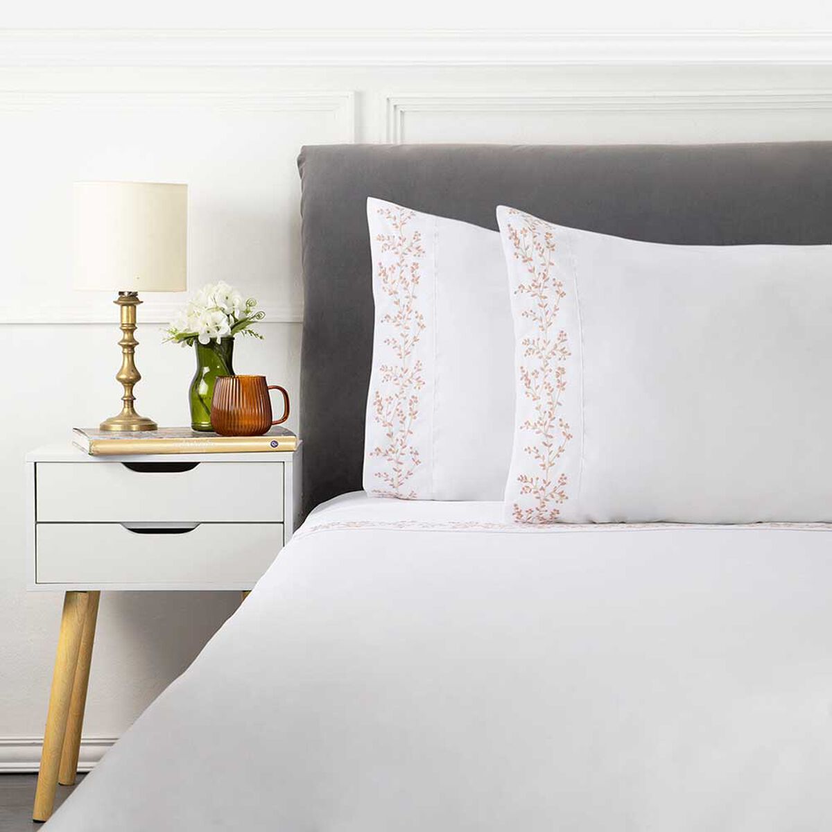 Juego de S&aacute;banas Bordada Dreams King