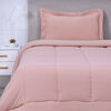 Plumón Microfibra Liso 1,5 Plazas Rosa