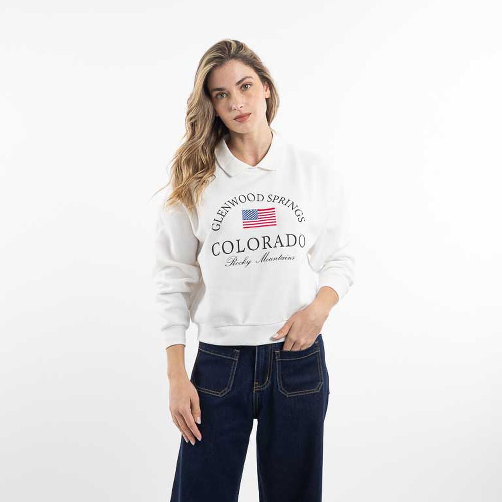 Polerón Con Estampado Mujer Zibel