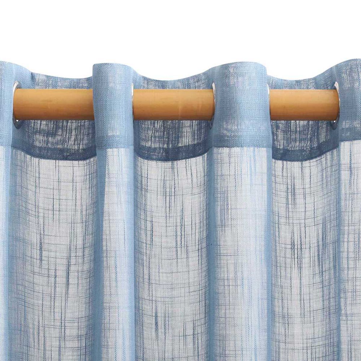 Cortina Dib Velo Glasgow Liso Azul 140 x 230 cm