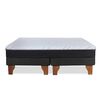Cama Europea Latam Home 2 Plazas Zen Pro Negro