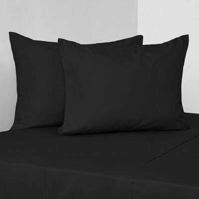 Imagen 1 del producto Juego de Sábanas Elements & Co 200 Hilos Súper King Liso Negro