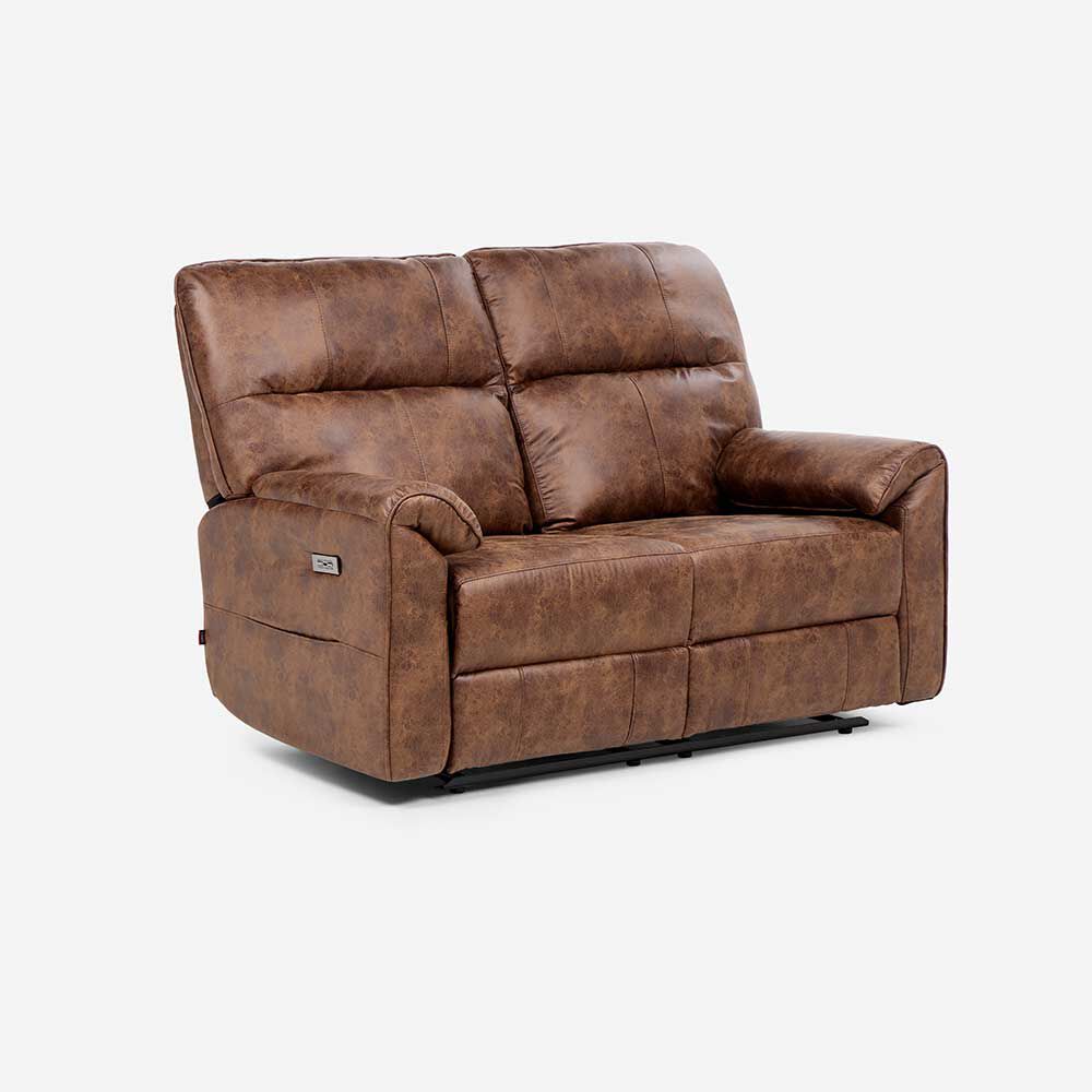 Sofá Reclinable Rosen Tolosa 2 Cuerpos Camel