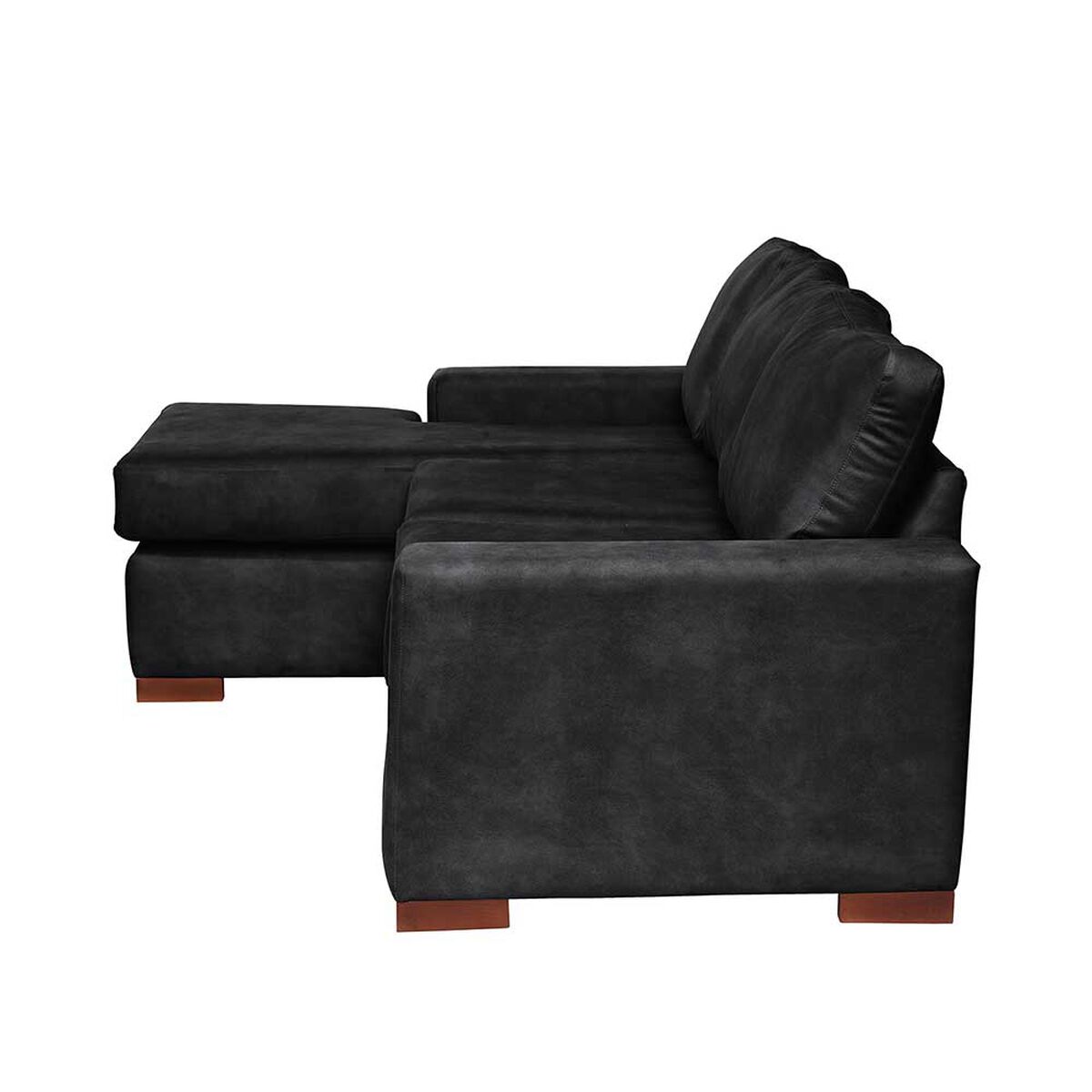 Sofá Seccional Izquierdo Latam Home Livorno 3 Cuerpos Negro