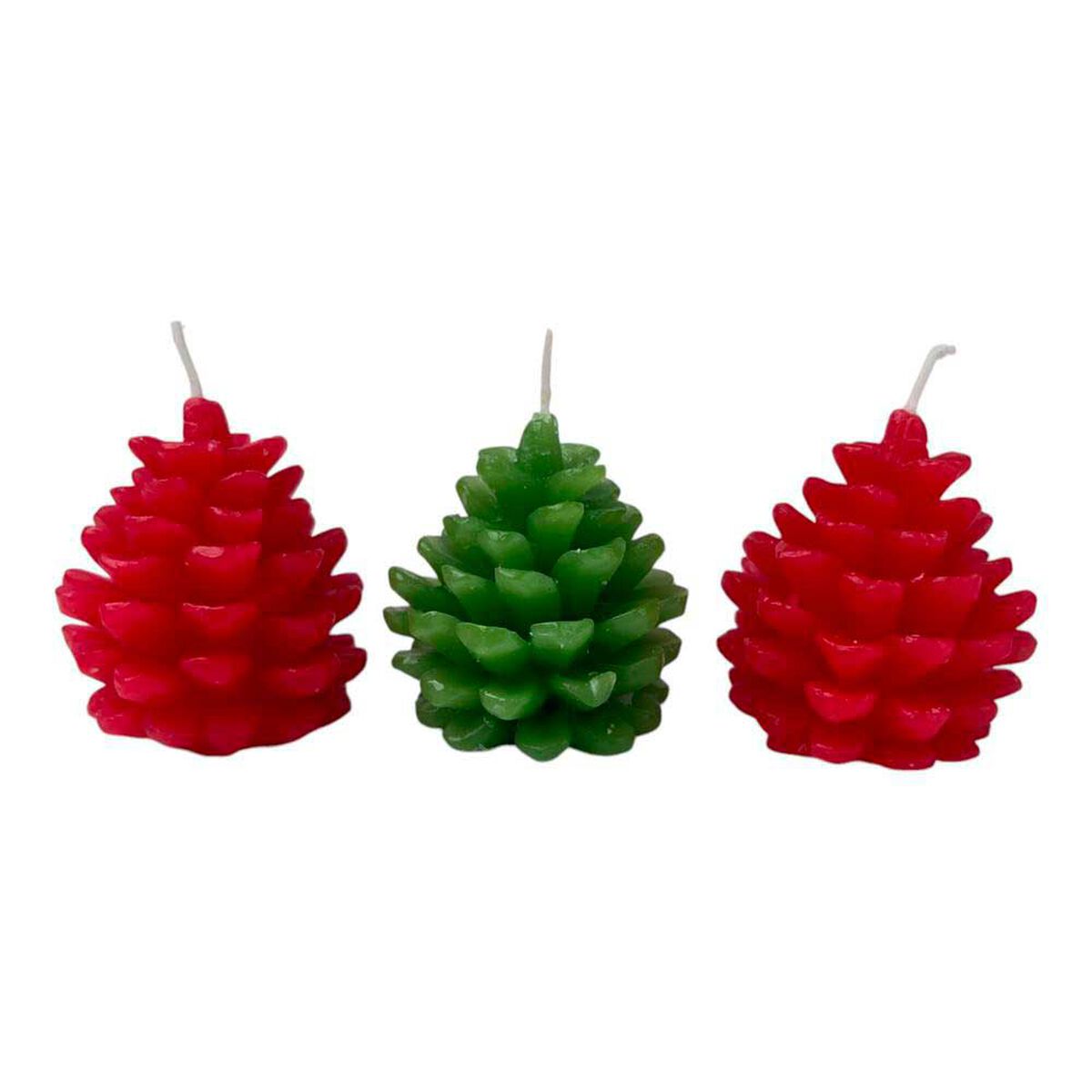 Adorno Navideño Set Velas 3 Piezas Casanova