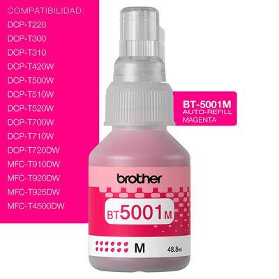 Imagen 2 del producto Tinta Brother BT5001 Magenta