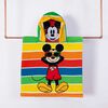 Toalla de Playa con Capucha Infantil Disney Rainbow Mickey 60 x 120 cm