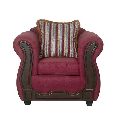 Imagen 2 del producto Juego de Living Black Factory Sofia 7 Cuerpos Burdeo