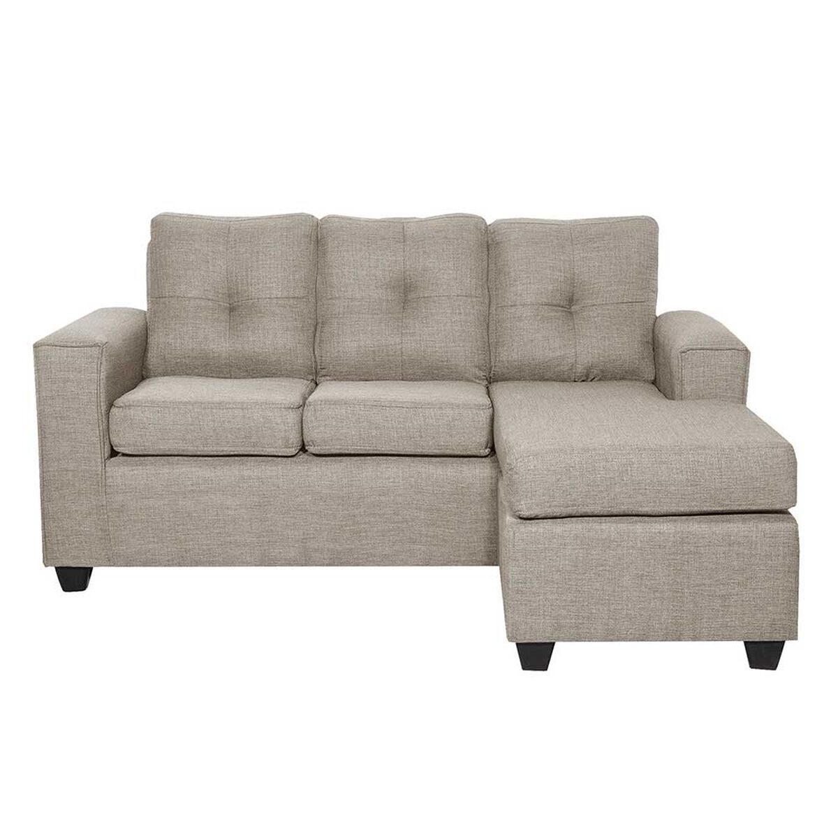 Sofá Seccional Black Factory Ranger 4 Cuerpos Beige
