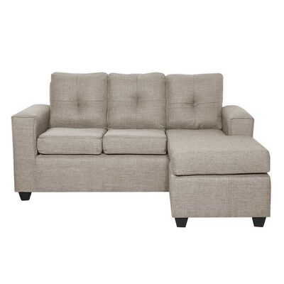 Sofá Seccional Black Factory Ranger 4 Cuerpos Beige