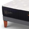Cama Europea CIC 1,5 Plazas Premium + Respaldo Torino Mostaza
