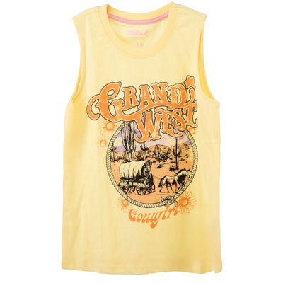 Imagen 1 del producto Polera Manga Corta de Algodón Niña Mila Amarillo