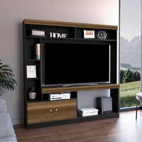 Centro de Entretención TuHome Classic Color Wengue/Caramelo