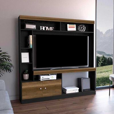 Imagen 1 del producto Centro de Entretención TuHome Classic Color Wengue/Caramelo