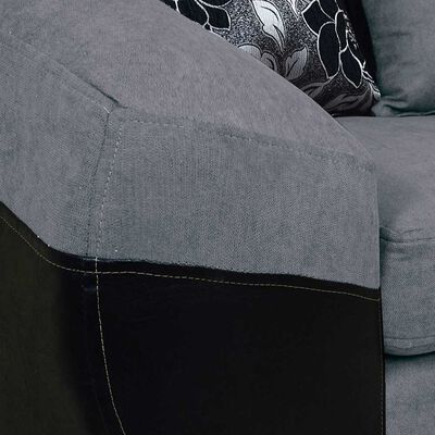 Imagen 2 del producto Juego de Living Elegant Detail Houston Sofá 3 Cuerpos + Dos Sitiales Gris