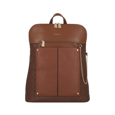 Mochila Notebook Secret Polonia FW25 Café 14"
