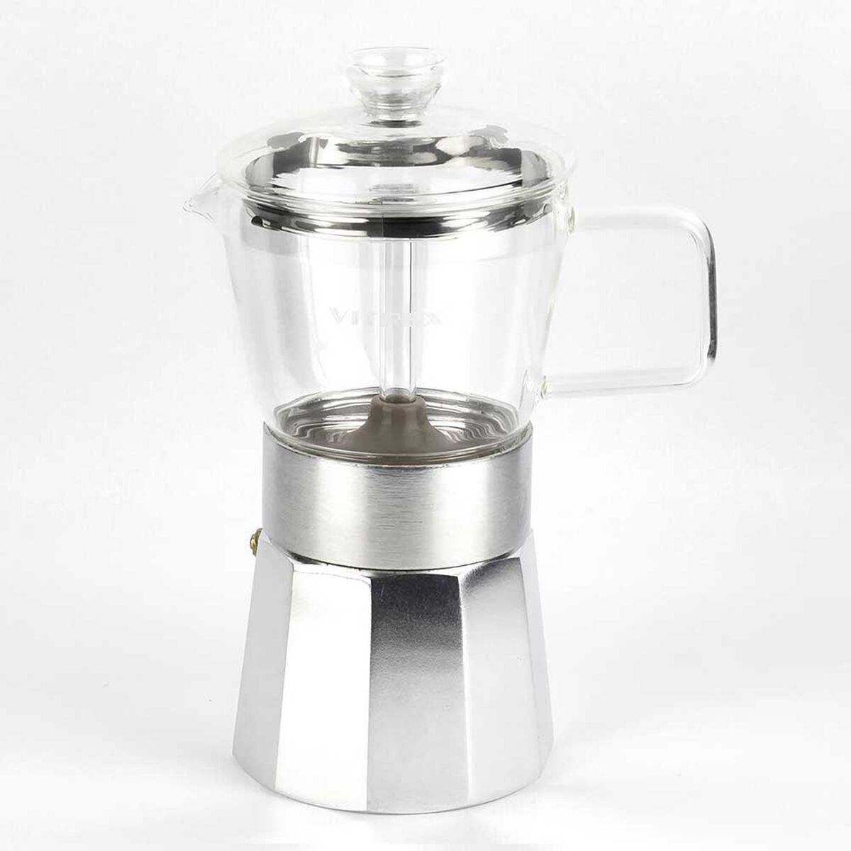 Cafetera de Vidrio Borosilicato Vitrex Crystal 1,2 lt