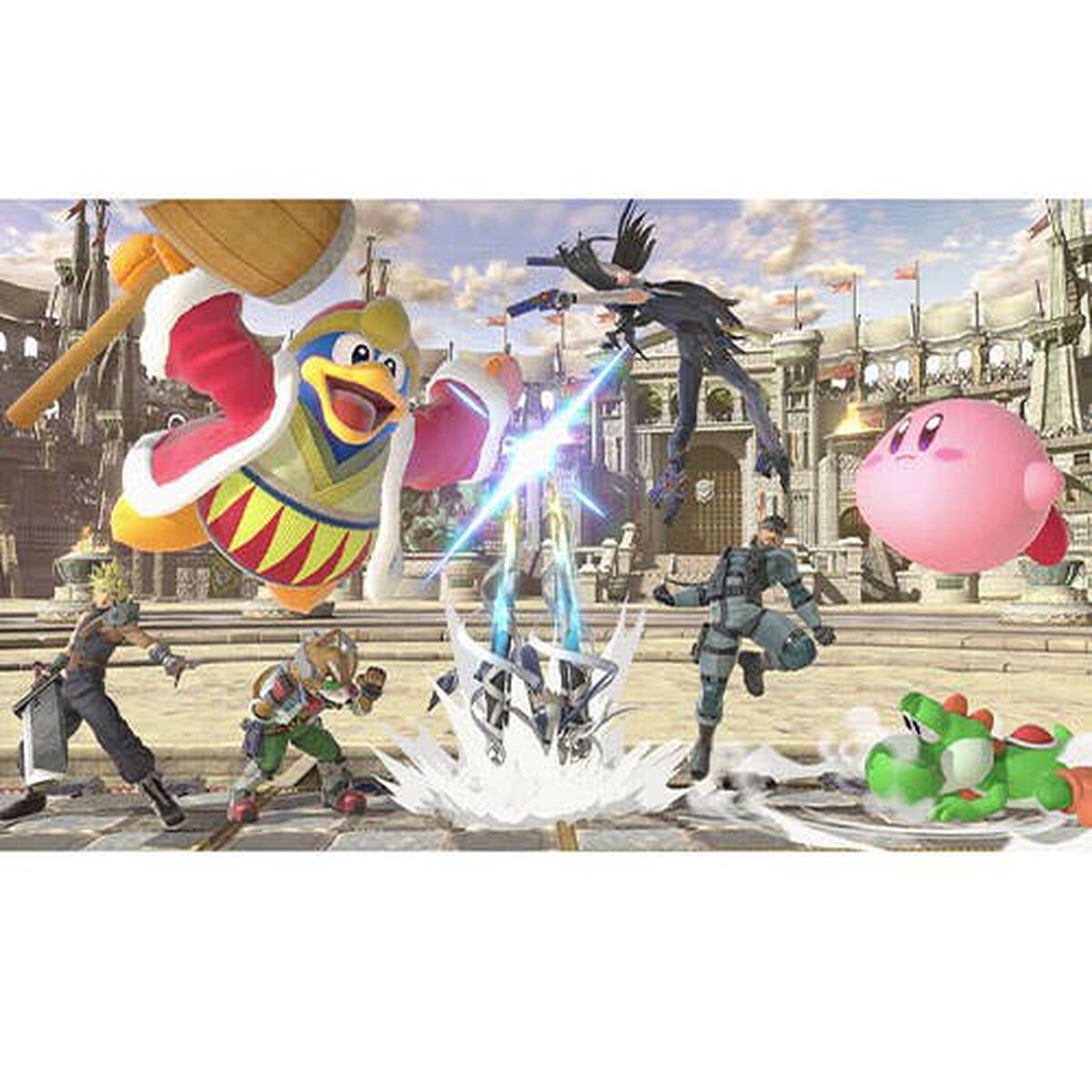 Consola Nintendo Switch OLED + Juego Super Smash Bros Ultimate Digital + 3 Meses Nintendo Online
