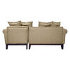 Seccional Derecho Living Factory Oklahoma 4 Cuerpos Beige