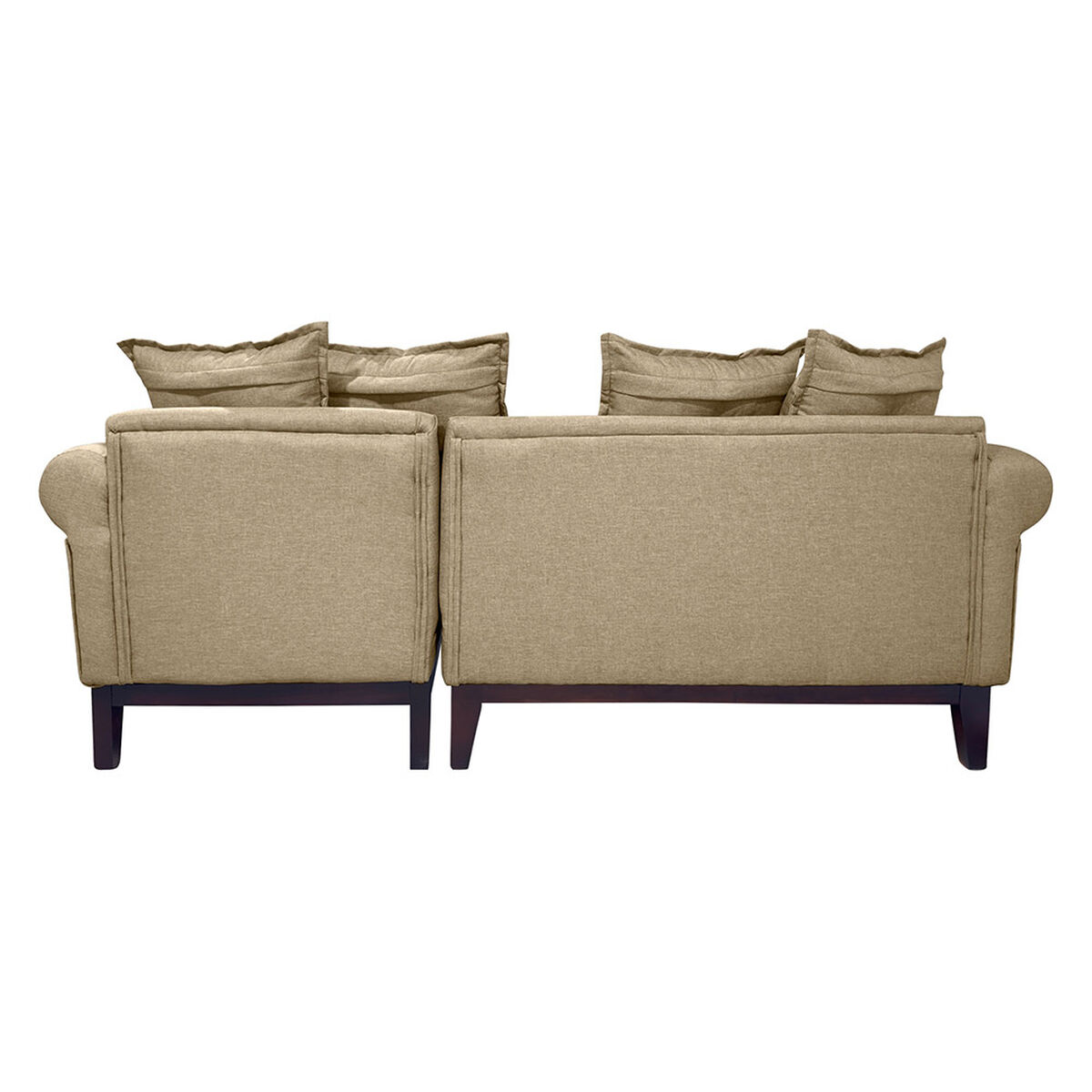 Seccional Derecho Living Factory Oklahoma 4 Cuerpos Beige