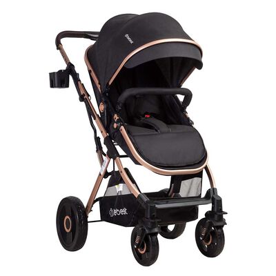 Coche Cuna Paseo Bebe Vox Gold Negro Bebesit