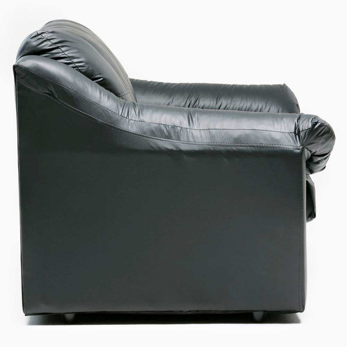 Juego de Living Cabsur Galicia Sofá 3 Cuerpos + Sofá 2 Cuerpos PU Negro