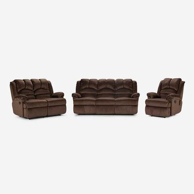 Juego de Living Rosen Jarrie 3-2-1 Cuerpos Caf&eacute;