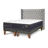 Cama Europea CIC Base Dividida 2 Plazas Grand Premium + Respaldo Sesia