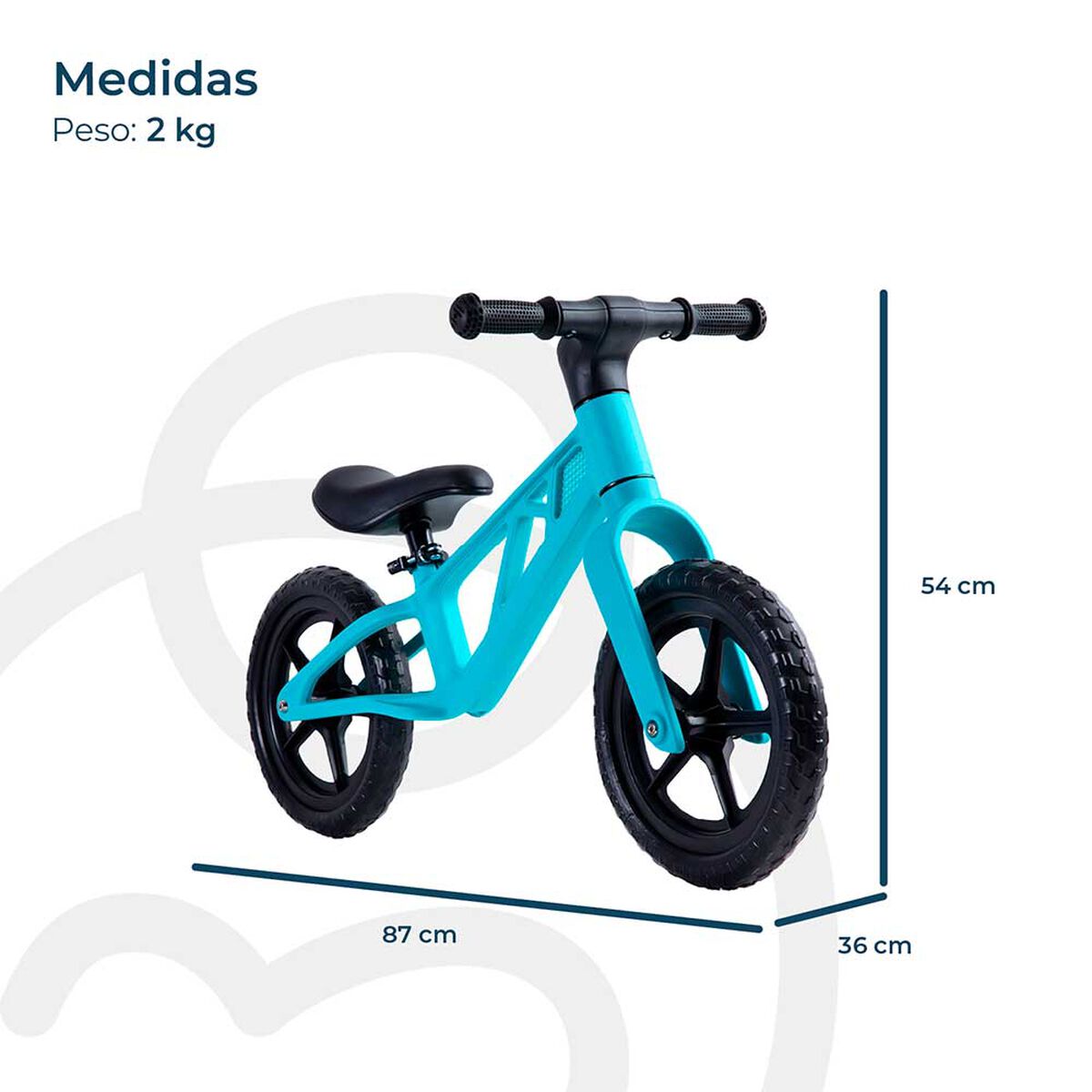 Balance Bike Go Azul Bebesit