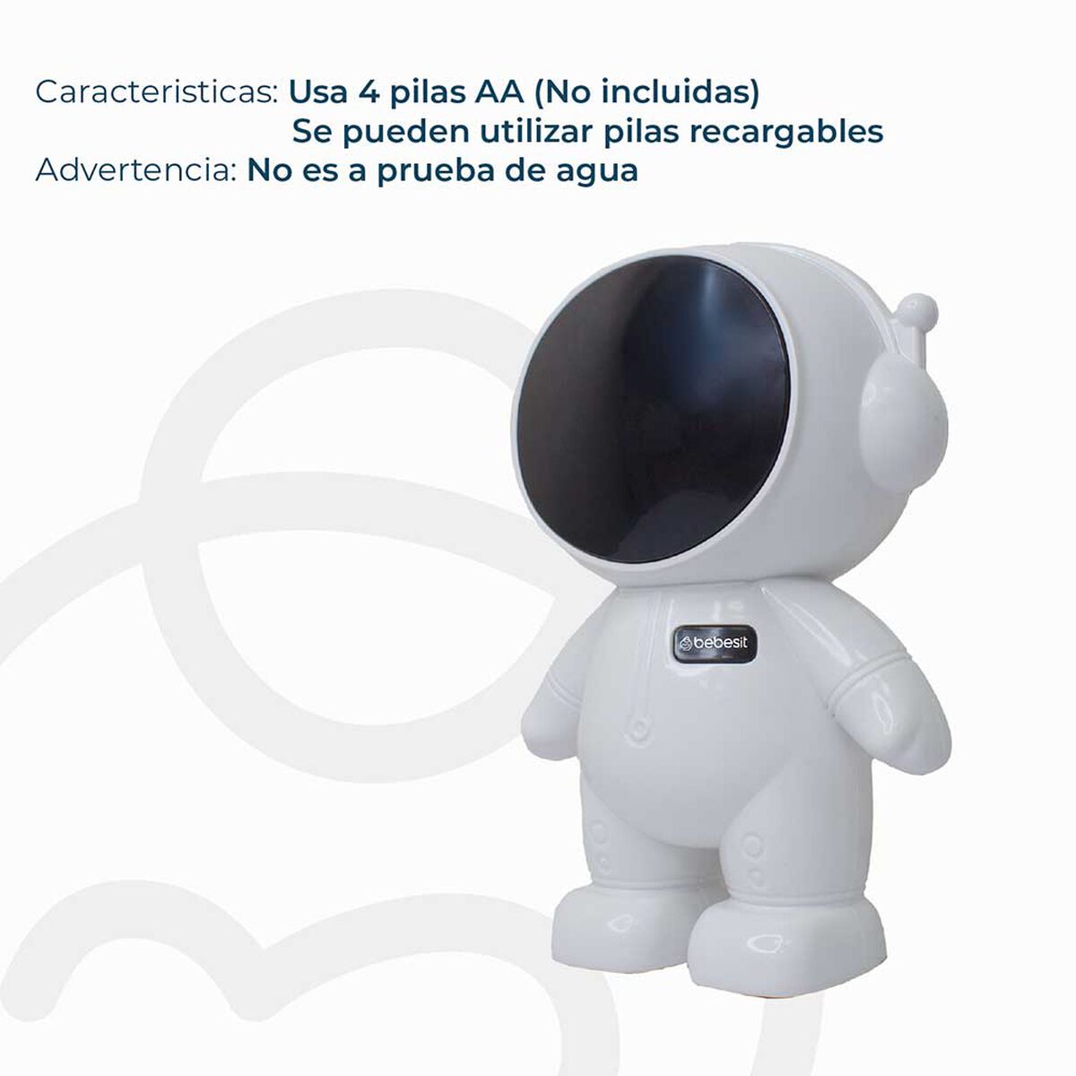 Mecedora Recargable Astro para Coches, Bouncers y Cunas Bebesit