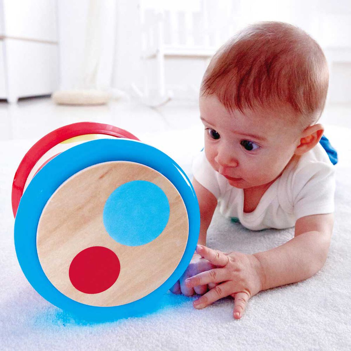 Tambor de Bebe Didáctico de Encajes Hape