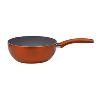Wok Acero Inoxidable Doral Montecarlo Salmón 22 cm