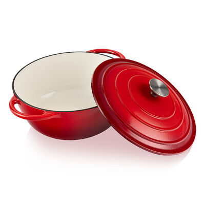 Olla Hierro Fundido Thomas 24cm Rojo