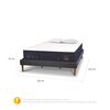Cama Europea CIC King S&uacute;per Premium + Almohadas Viscoel&aacute;sticas