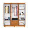 Closet Home Mobili Badara 6 Puertas 2 Cajones Caf&eacute;