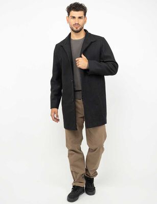 Imagen 2 del producto Abrigo Hombre Zibel Negro, Tabaco