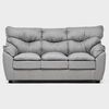 Juego de Living Almore Belén Sofá 3 Cuerpos + Dos Sillones 1 Cuerpo Gris