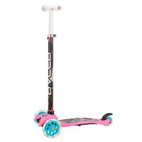 Scooter Micro Ajustable con Luz Rosado y Celeste Racer
