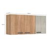 Mueble de Cocina Aereo Vekkahome Mia Café