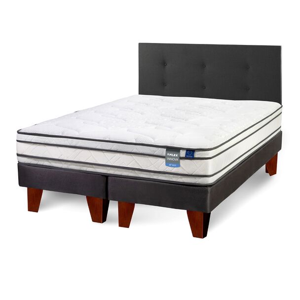Cama Europea Flex 2 Plazas Innova + Respaldo