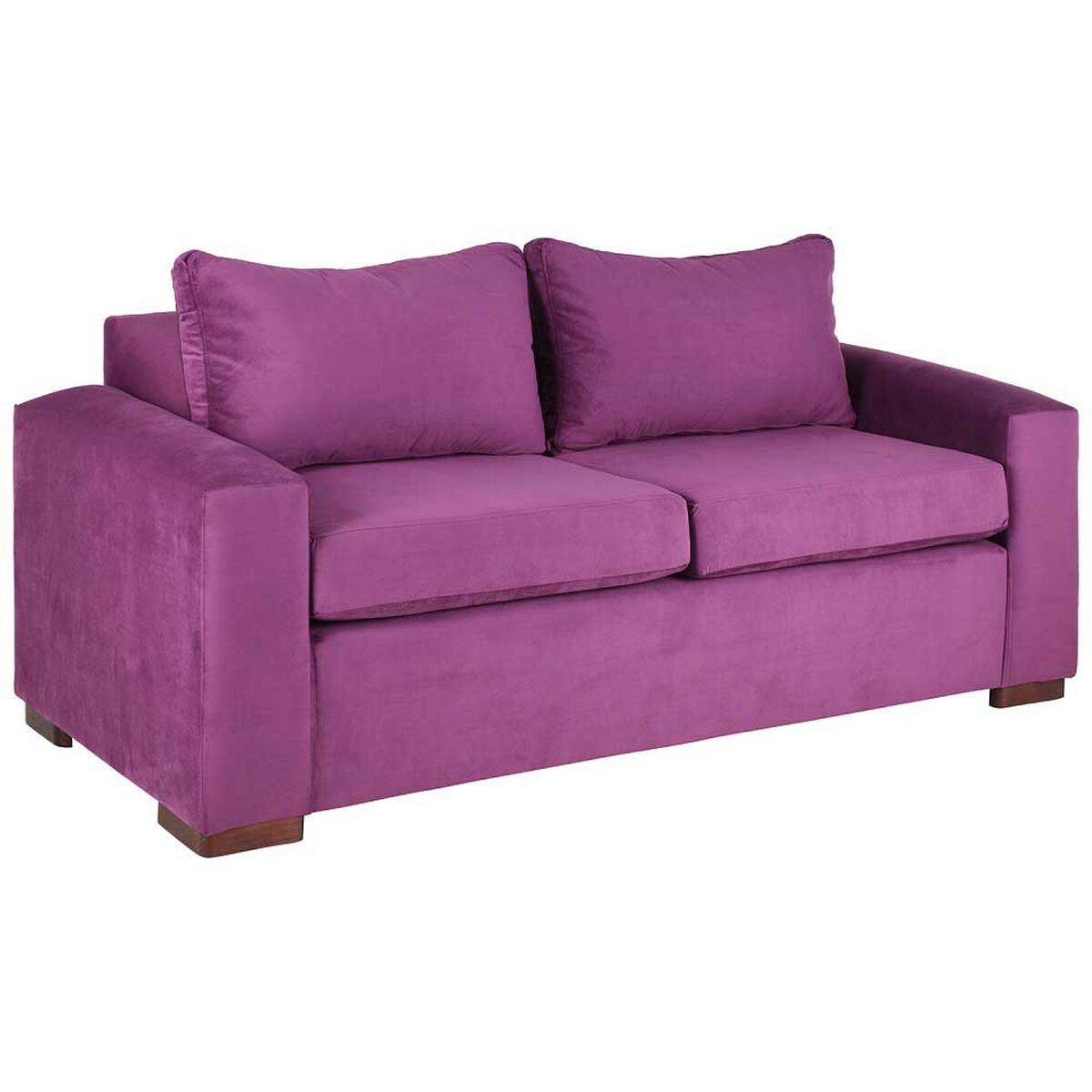 Sofá Muebles America Andrea 3 Cuerpos Lila