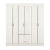 Closet Stanford 6 Puertas 2 Cajones Blanco