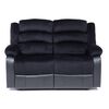 Sofa Reclinable VYS SPA Venom 2 Cuerpos Negro