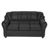 Juego de Living Muebles M&E Natoga Sofá 3 Cuerpos + Dos Sillones 1 Cuerpo Negro