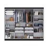 Closet Di Poretti Design Paris 8 Puertas 4 Cajones Negro