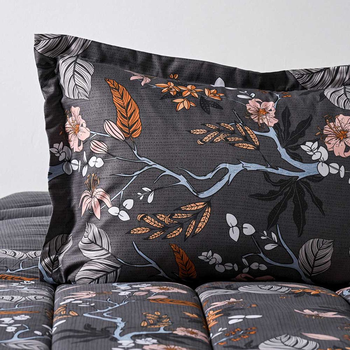 Plum&oacute;n Estampado Cannon 1,5 Plazas Bluejay